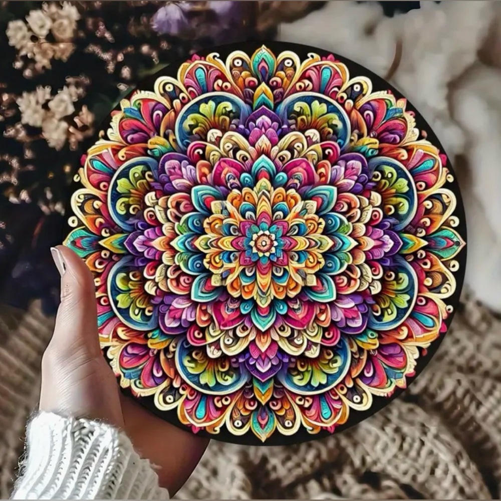 Mandala 2D Flat Metal Wall Art New
